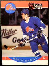 1990-91 90/91 Pro Set #253 Mario Marois Quebec Nordiques