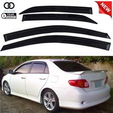 Window Visors Rain Guard Sun Shade Vent 4pcs For Toyota Corolla 2009-2012 2013