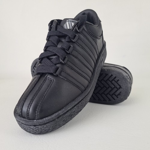K-Swiss Little Kid's Classic 50144 Child's Shoes Athletic Sneakers Black Sz 1 - Picture 7 of 9