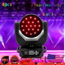4 19x15W LED 4in1 RGBW Wash Zoom Moving Head Light DMX Wash Stage Light DJ Show