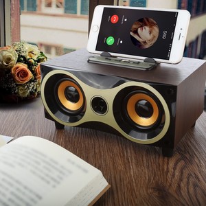 wooden wireless speakers