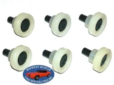 GM Regulator Window Rollers Side Door Crank Glass 64-68 GTO 442 Chevelle 6pcs B
