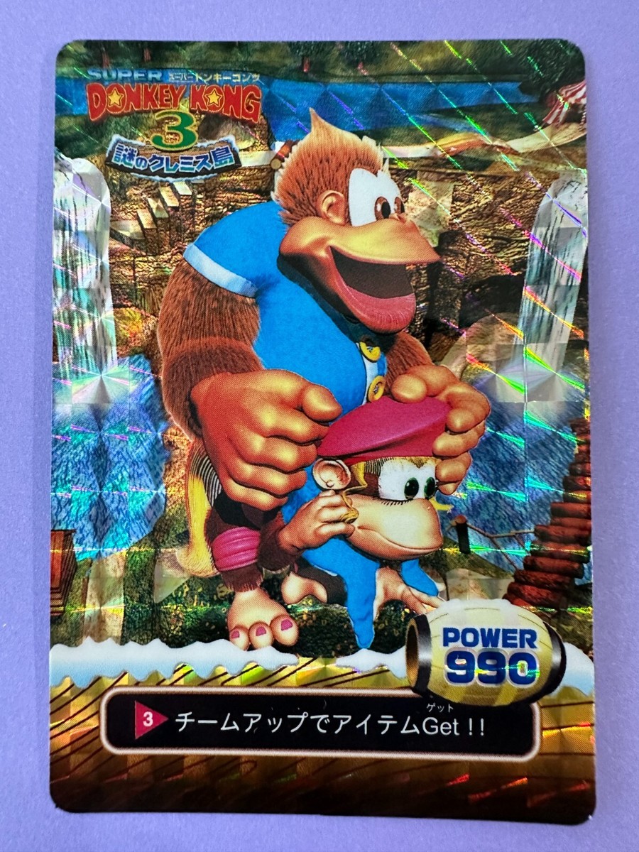 Nintendo Card no. 3 Kiddy on Dixie Super Donkey Kong 3