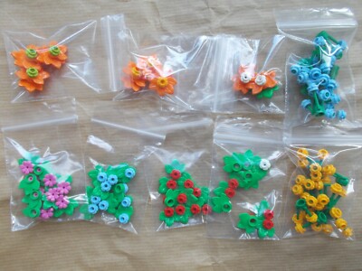 LEGO BLUMEN STIELE BLÄTTER 10X 32606 24866 32607 3741 NEU LEGO MOVIE CITY FRIENDS
