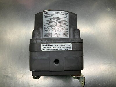 Barksdale IMO DPD2T-A3 Pressure/Vacuum Actuated Switch