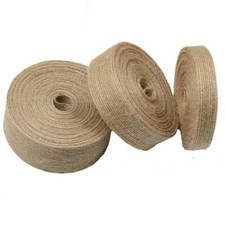 10M Chanvre Corde Jute Bande de Sangle Artisanat Bricolage Ruban Couture Bordure