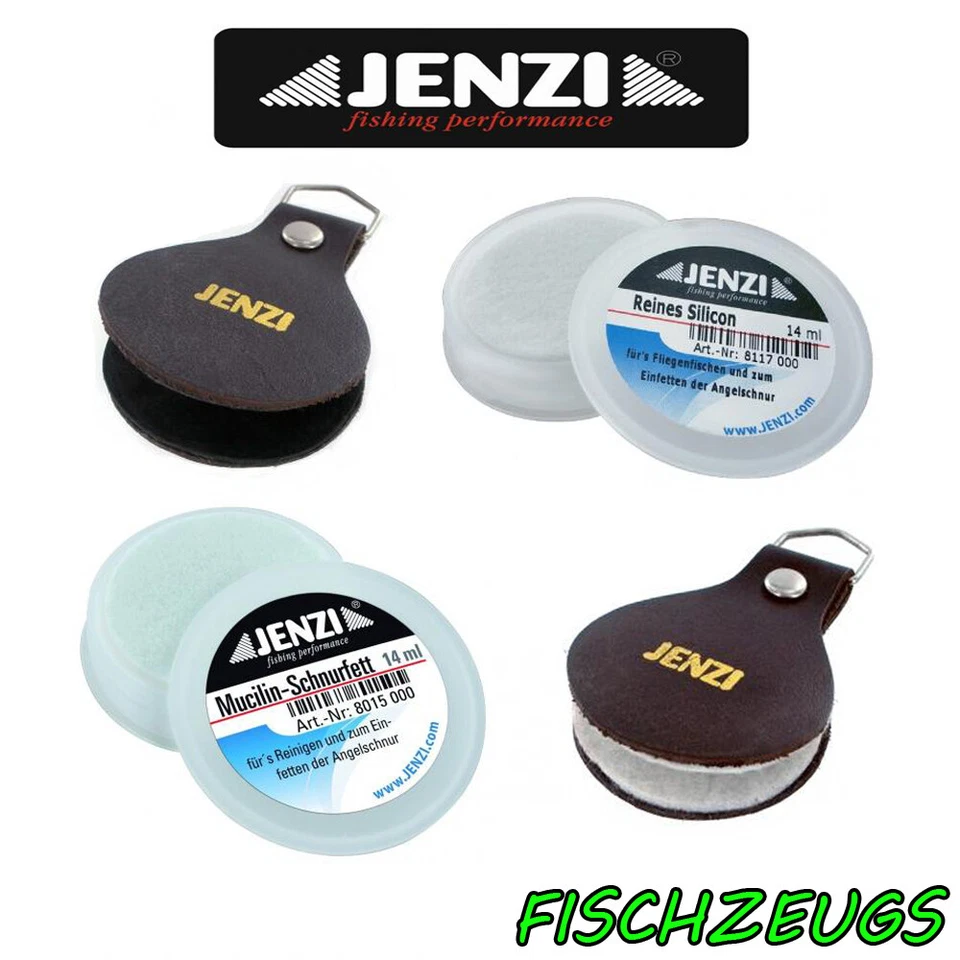 Jenzi Silikon Schnurfett Mucilin Vorfach Glättungs Mäppchen