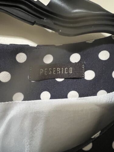 Peserico Dark Gray/White A-line Knee Lengt Size 8/44 Made in Italy - Picture 3 of 8