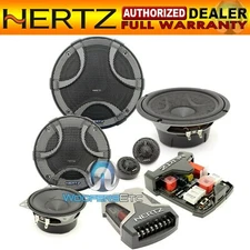 HERTZ ESK-163L.5 6.5" 375W 3-WAY COMPONENT SPEAKERS MIDS CROSSOVERS TWEETERS NEW