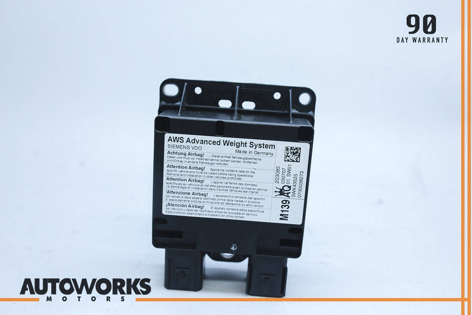 03-12 Maserati Quattroporte M139 AWS Advanced Weight System Control Module OEM