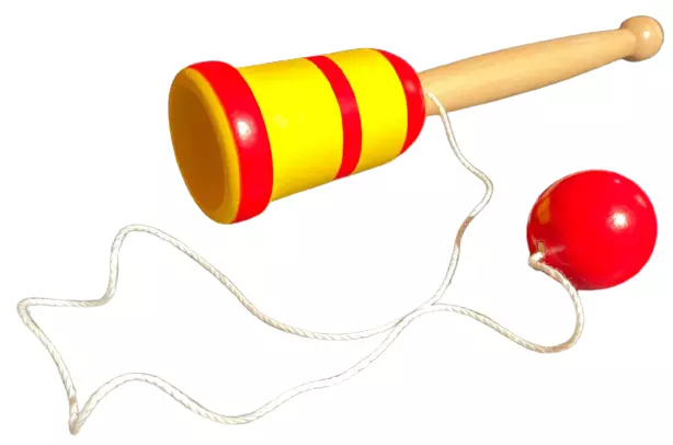 Ball on a string outlet toy