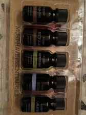 Aromatherapy Essential Oils Uplifting 5 Pc Set Alchemy Living Must Have Calming