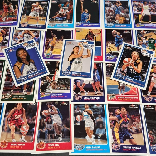 2000-01 FLEER TRADITION WNBA YOU PICK SEE SCANS MINT ROOKIES,STARS .99 SHIPPING