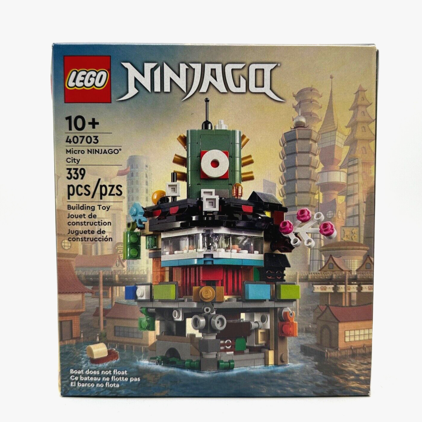LEGO 40703 Micro Ninjago City GWP Exclusive Set 1 of 4 NEW Damaged Box