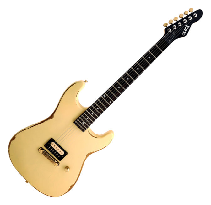 Slick SL54 Vintage Cream ST-Style E-Gitarre аутентичный Хамбакер с винтажным звуком 51590₽