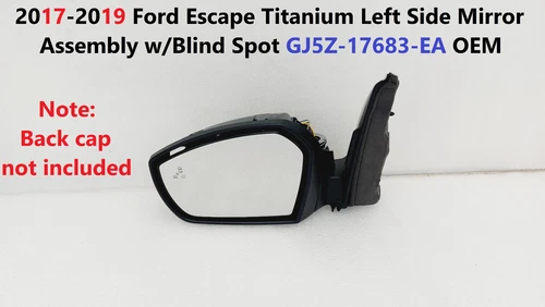 17-19 Ford Escape Titanium Left Side Mirror Assembly w/Blind Spot GJ5Z-17683-EA