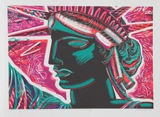 Frances Myers, Ms. Liberty, Screenprint, signed and numbered in pencil