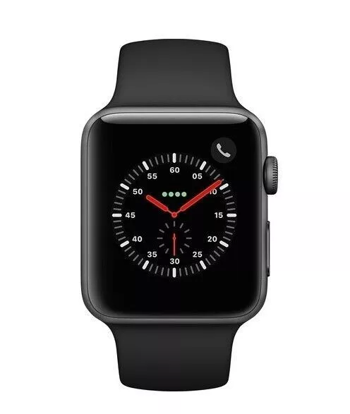 Apple Watch Series 3 GPS Cellular 42mm Aluminum Gray Case MQK22LL/A Model  A1861