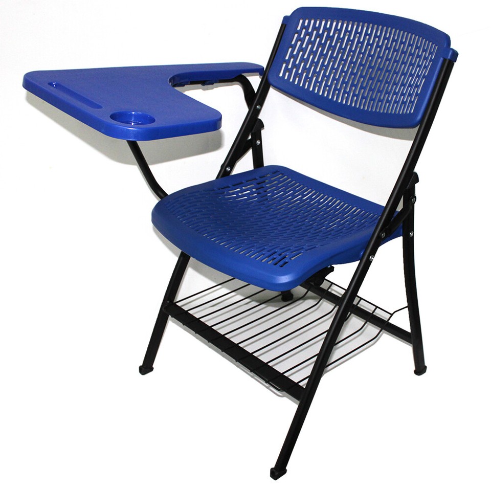 Folding Lecture Chair with Table Top for Classroom Lecture Training ...