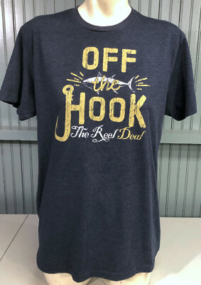 Guy Fiero Off The Hook Reel Deal Large Mens T-Shirt