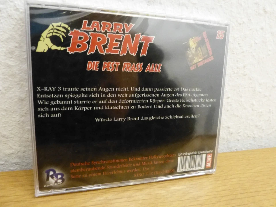 Hörbuch-CD "Dan Shocker: Larry Brent - Die Pest frass alle" - Bild 2 von 2