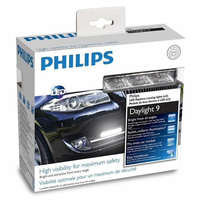 Philips luz de Circulación diurna luces 9 6000k LEDs 12V ECE | Compra online en eBay