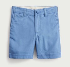 J Crew Boys' Buckley short in stretch chino Size 14 Crewcuts Blue New NWT
