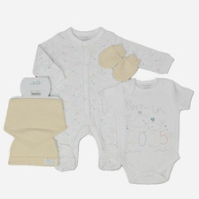 Baby Unisex Layette Clothing Gift Set  ~ Born in 2025 ~ 5 Piece ~ Newborn