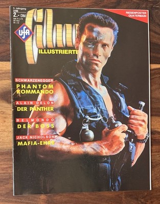 Film Illustrierte 1986 Heft 2 sehr guter Zustand Arnold Schwarzenegger