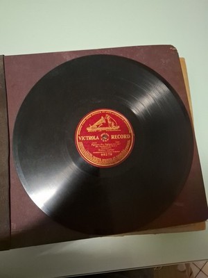 Vinile 78 Giri  Bachelite ENRICO CARUSO PAGLIACCI