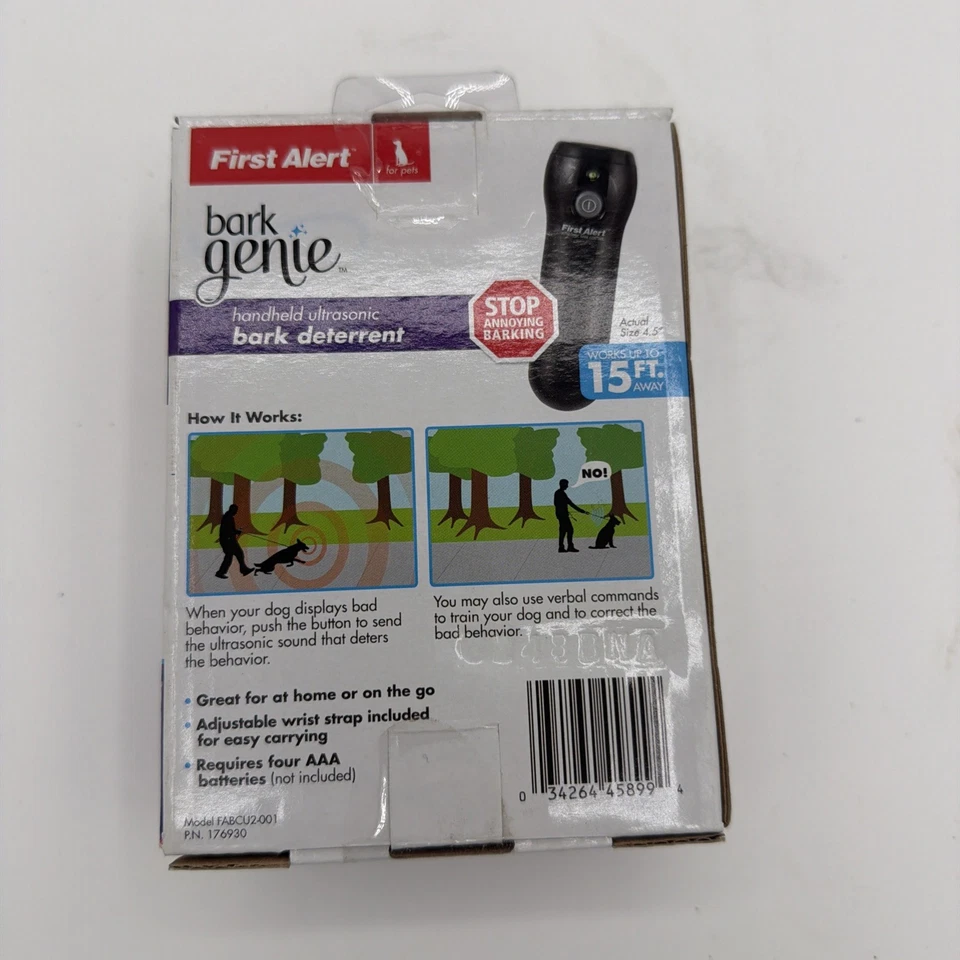 Disuasor de corteza "Bark Genie" por primera alerta ultrasónica con alcance de 15'! NUEVO Foto 3 de 4