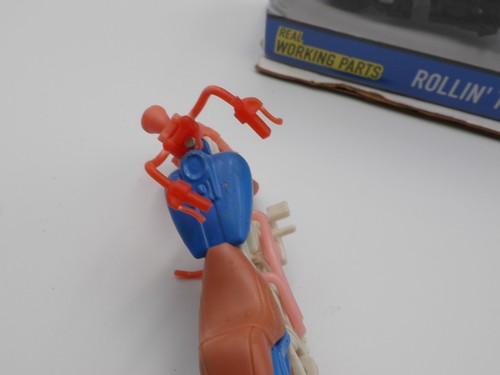 HOTWHEELS MOTORCYCLE ROLLIN THUNDER PROTOTYPE BARBIE SKIN BLANK BOTTOM RARE!! - Picture 16 of 16
