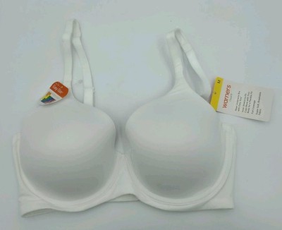 Warners Cloud 9 T-Shirt Bra Womens M White Lightly Lined Underwire Comfort NWT