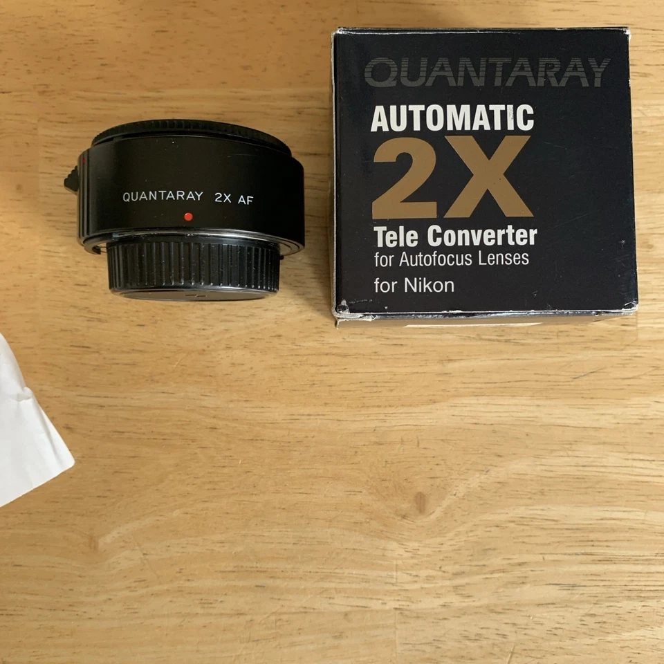 Quantaray 2X AF Lens for Nikon Teleconverter Tele-Converter Auto Focus NIB Japan - Image 4 of 4