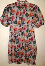 Pretty Little Thing Dress Size 6 Rose Women's Floral Flower Coquette Feminine