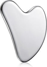 Stainless Steel Gua Sha Facial Tool, Metal Gua Sha for Lymphatic Drainage, Guash