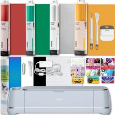 Cricut Maker 3 Machine with 12ft and 3ft Smart Vinyl Rolls Bundle