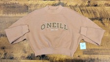 O'NEILL Moment Womens Crop Crewneck Sweatshirt Size Small NEW