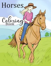 Horses Coloring Book: 40 Relax - VERY GOOD