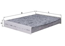 KNECHT Innenraumfilter LAK 891 Aktivkohlefilter für RENAULT NISSAN DACIA LODGY 2