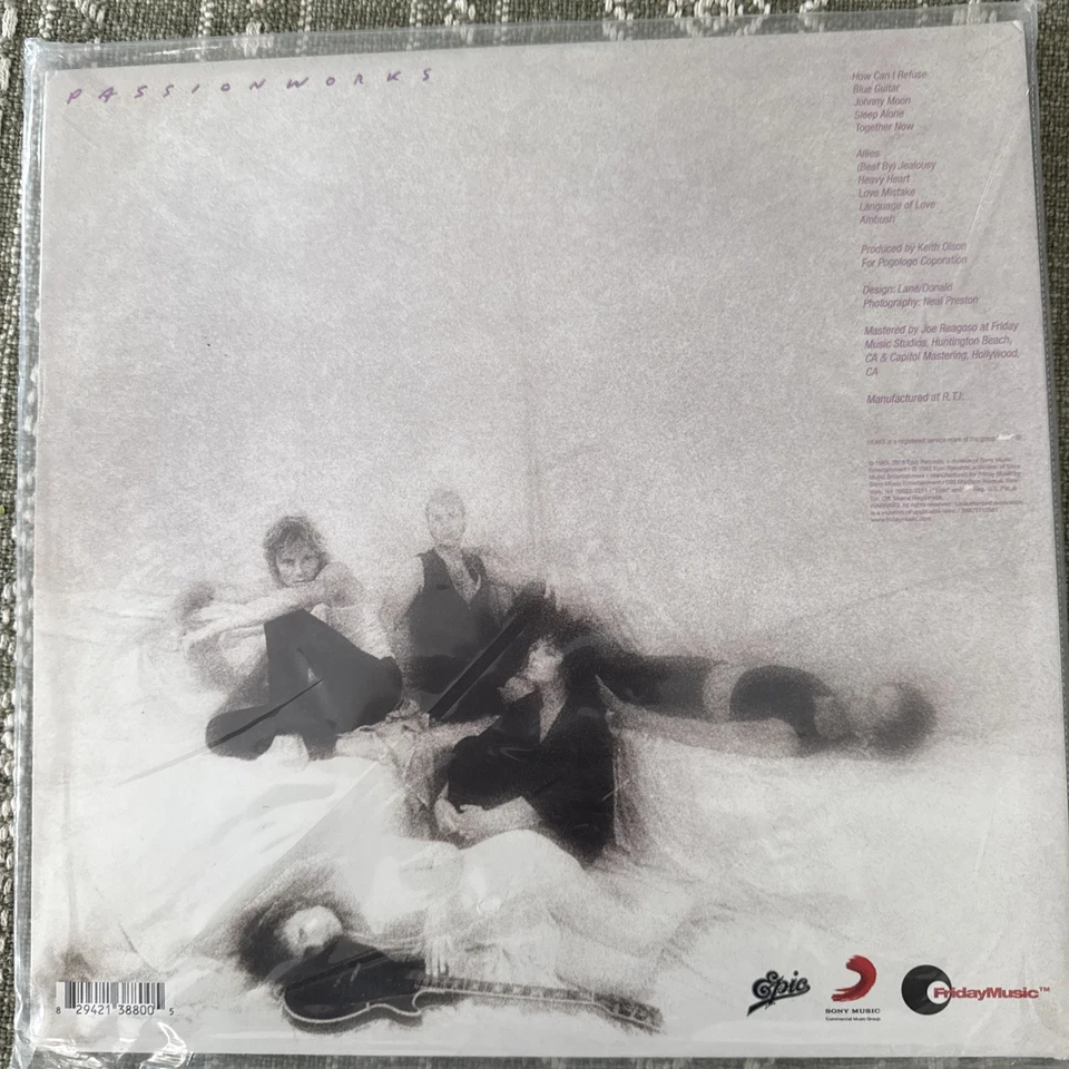 Heart Passionworks - Audiophile HQ-180 Gram Friday Music Vinyl LP SEALED Ltd Ed Foto 2 de 2