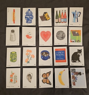 Ana Inciardi Mini Print 20 piece set #1 (lots of commons)