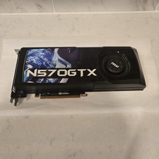 NUOVO VECCHIO STOCK MSI NVIDIA GeForce GTX 570 (N570GTX-M2D12D5/OC) GDDR5 - SENZA SCATOLA