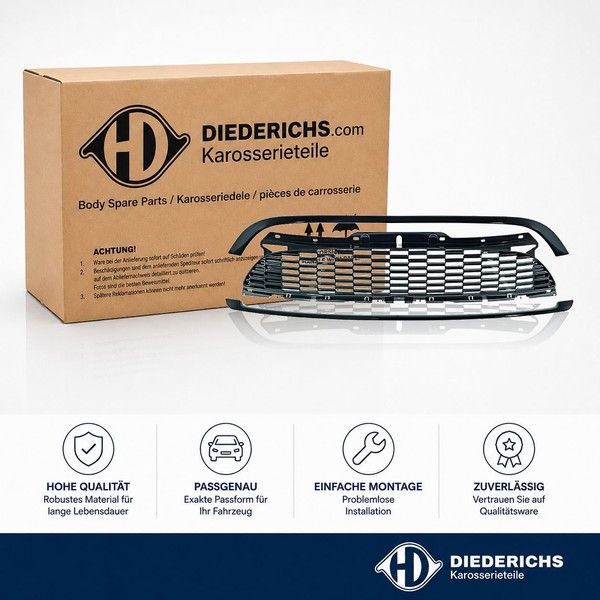 KÜHlergitter Diederichs 1206341 FÜR Mini KÜHlergrill Frontgrill-image