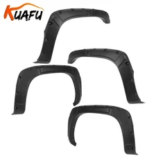 Front Rear Fender Flares Screw On Fit For 1999-2007 CHEVY SILVERADO GMC SIERRA