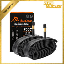 700C Heavy Duty Bike Tubes, 700x35C/38C/40C/43C, 48mm Schrader Valve, Butyl