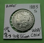 1883 S Morgan Dollar Ultra Rare Lower Mintage Higher Collectors Grade 90% Silver