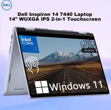 New Dell Inspiron 7440 2-in-1 14'' FHD+ Touch Laptop Core 7 150U 64GB 2T SSD