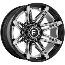 Fuel Fusion Forged FC401 Brawl 20x10 6x5.5" Chrome/Black Wheel Rim 20" Inch