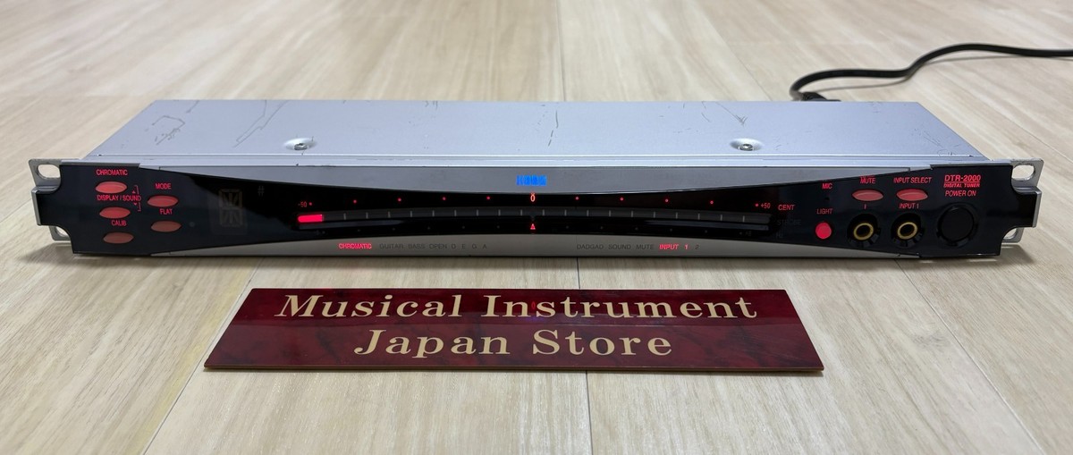 Korg DTR-2000 Rack Mount Chromatic Digital Tuner with Power Cable